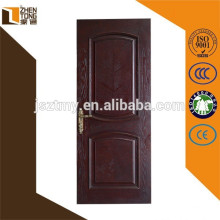 Alta avaliação ambiente amigável simples portas de madeira maciça